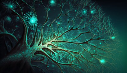A Maze of Neurons Pattern
