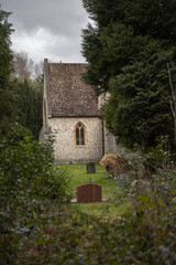 church hide in the forest