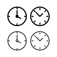 Clock icon vector illustration. Time sign and symbol. watch icon