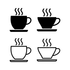 coffee cup icon vector illustration. cup a coffee sign and symbol