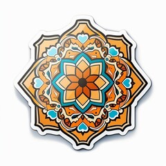 Morocco geometrical pattern sticker