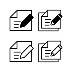 Note icon vector illustration. notepad sign and symbol