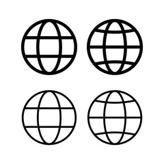 Web icon vector illustration. go to web sign and symbol. web click icon. Global search icon