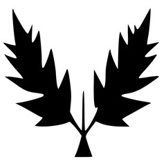 black and white of icon shape