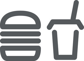 ミニミニアイコン　ジャンクフード