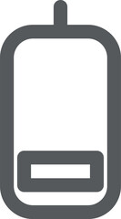 ミニミニアイコン　バッテリー残量1