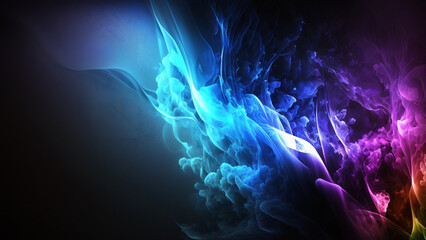 colored smoke, abstract art Background / Backdrop / Wallpaper / Home screen / Lock screen / Desktop Background, generative, ai