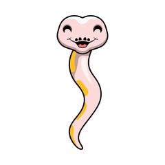 Cute super cinnamon banana ball python cartoon