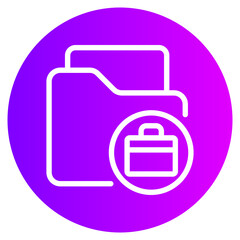 folder gradient icon