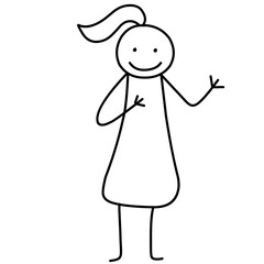 Stick figures