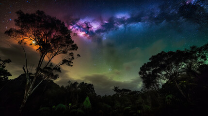 Naklejka premium beautiful night sky 