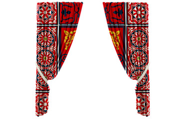 ramadan islamic traditional fabric pattern isolated