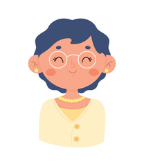 woman wearing eyeglasses