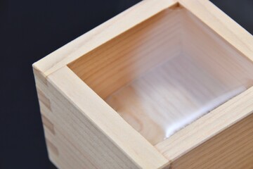 升に入れた水のアップ