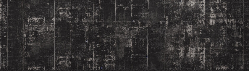 Illustration of a textured and worn-out wall in black and white created with Generative AI technology