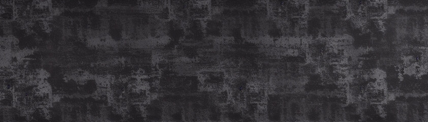 Illustration of a textured and worn-out wall in black and white created with Generative AI technology