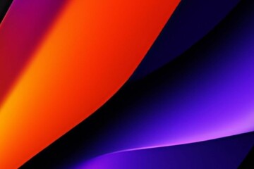 abstract background with blue, orange and yellow geometric shapes. 3d rendering

