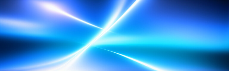 Fototapeta premium Illustration of a blue abstract background with flowing lines and curves created with Generative AI technology