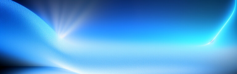 Fototapeta premium Illustration of a blue abstract background with flowing lines and curves created with Generative AI technology