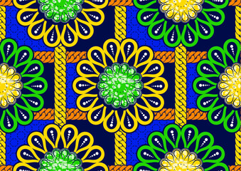 african abstract flower pattern background, floral print textile art, tribal abstract hand-draw, summer fashion artwork for Fabric print, clothes, scarf, shawl, carpet, bag