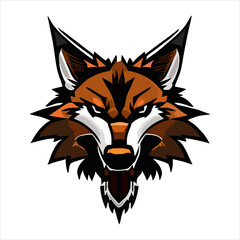 Head Fox Icon or Mascot Vector 