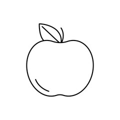 Vector icon.Fruit.Apple.Linear.Keto.Food.Fasting. Illustration, Icons, Summer. Keto Diet, Keto, Vegetables, Fruits. Picnic. Breakfast. Juice. 