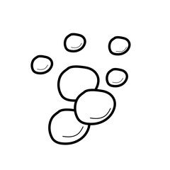 bubble line icon