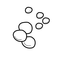bubble line icon
