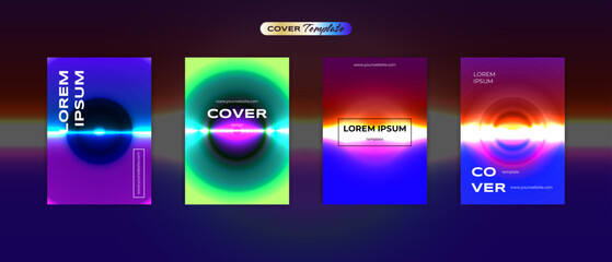 Futuristic 80s cover design retro mix vibrant back to the future theme collection vector background for flyers, banners, posters, invitations, gift cards, brochures