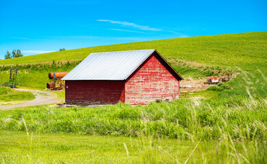 Obraz premium Little Red Barn