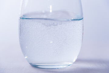 effervescent, A glass of water with condensation on it

