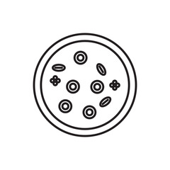 leukemia icon outline