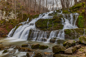 Fototapeta na wymiar Logan Creek Falls in Virginia