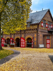 Castle De Haar or Kasteel de haar in Utrecht, Netherlands