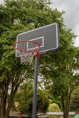 basketball hoop in the park © JuanManuel