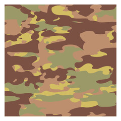 seamless vector hand draw sketch abstract brown camouflage