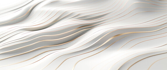 Fototapeta premium Abstract 3D White Background