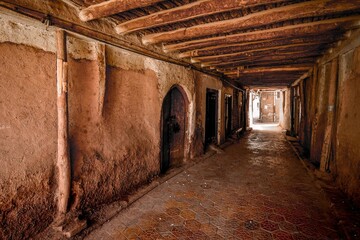 The dilapidated and long-standing Folk Houses on Hathpace in Kashgar, Xinjiang