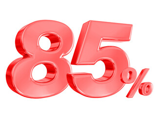85 Percent Red Sale off Discount