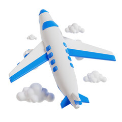 airplane flight 3d icon