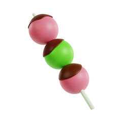 japanese dango 3d icon