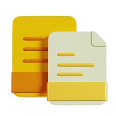 file document 3d icon