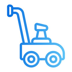 lawn mower gradient icon