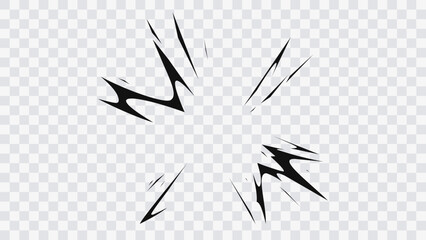 Explosion effect followed by a flash in the form of movement, mango style Vector moving flash graphic, comic force explosions or energy shaped graphic designs. - obrazy, fototapety, plakaty