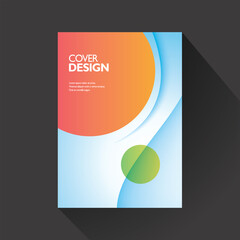 book cover design. Annual report layout. Brochure, catalog. Business vector template.