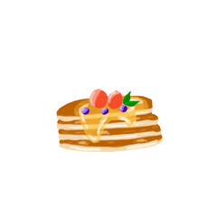 cake with fruits