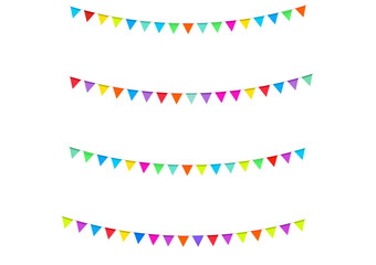 graphics festival flag for backdrop background vector illustration