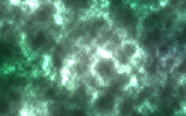 background galaxy green