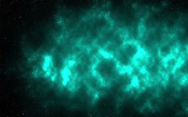 background galaxy green