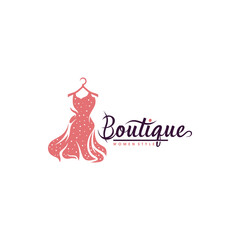 luxury boutique logo vector templates